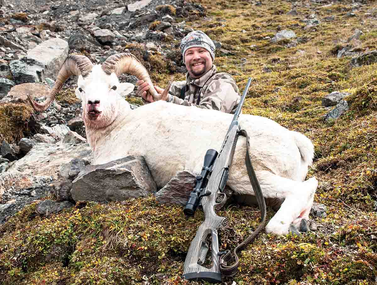 A Mossberg 4x4 rifle was used to take this Dall’s ram in 2008. Its “new wave” stock is not so different from those hunters crave today.